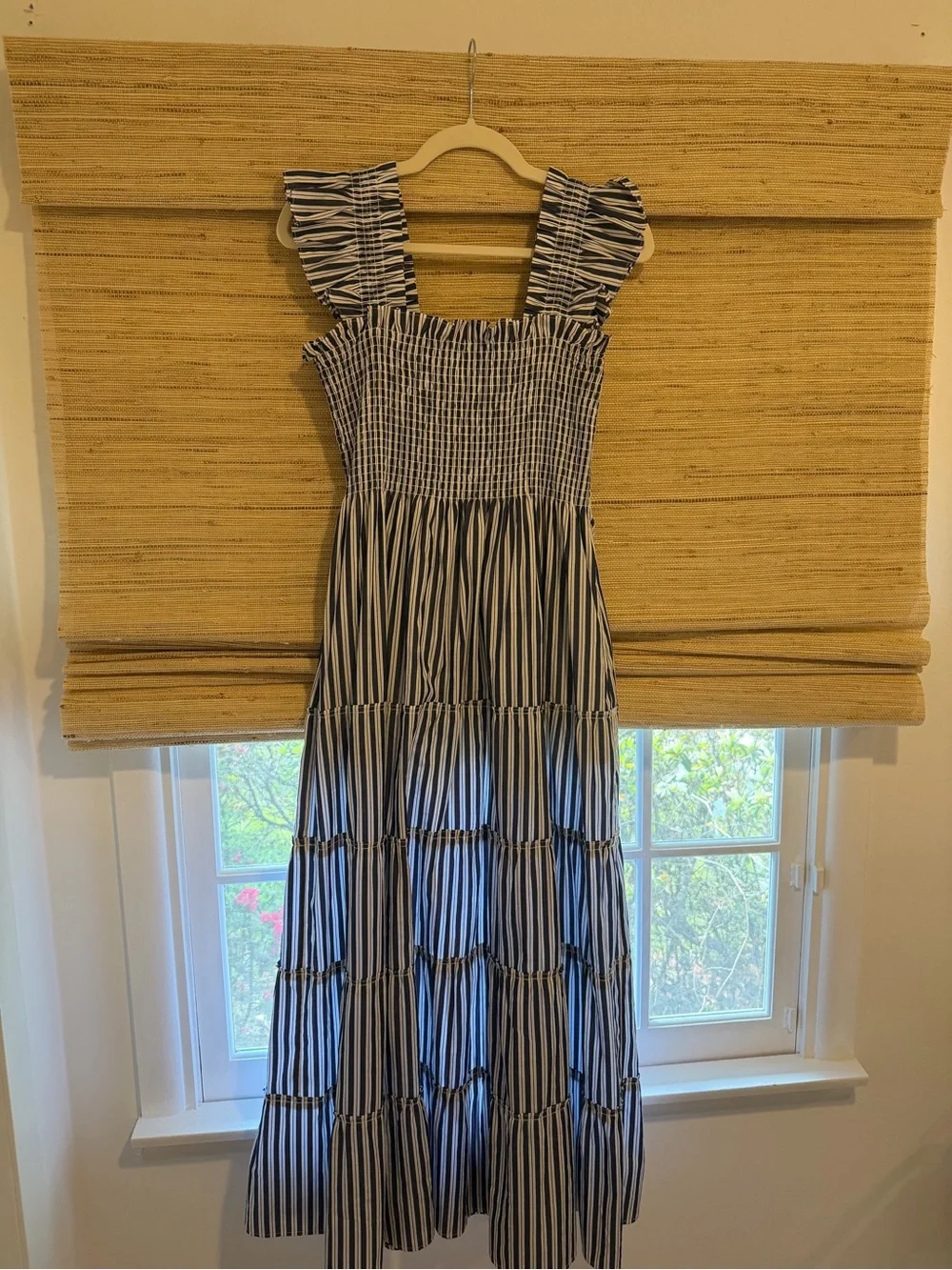 Hill House Home Ellie Maxi Nap Dress in Navy Stripe Large - Picture 6 of 9
